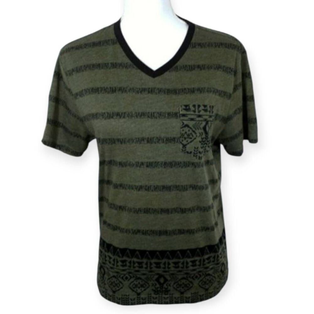 AMERICAN RAG ARMY GREEN T-SHIRT SZ.S EUC